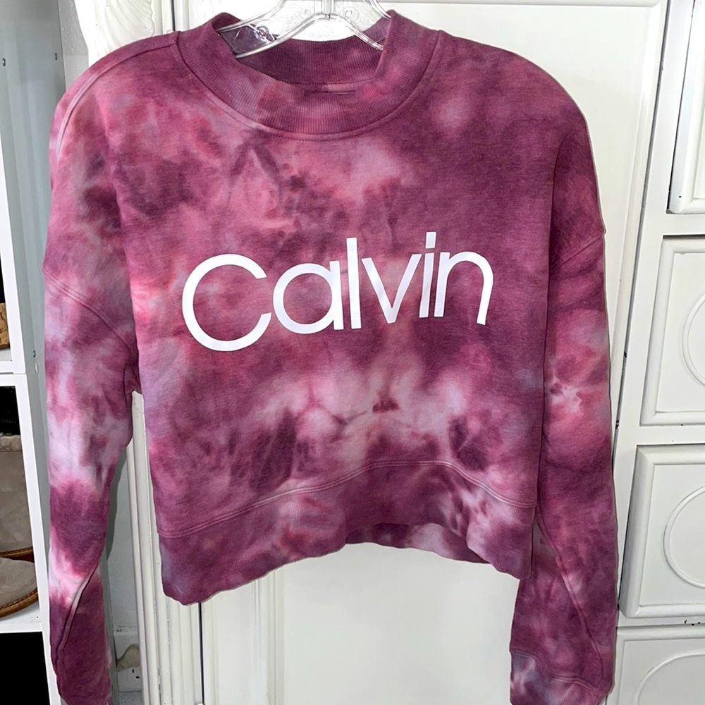 Calvin Klein performance crop top long sleeve